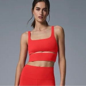 ALO Yoga Red Hot Summer Slit Bra